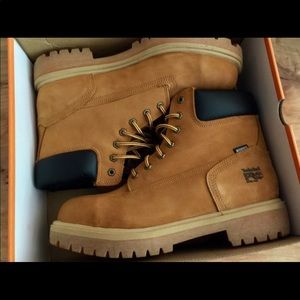 Men’s Timberland Pro Steel Toed Boots, Size 12